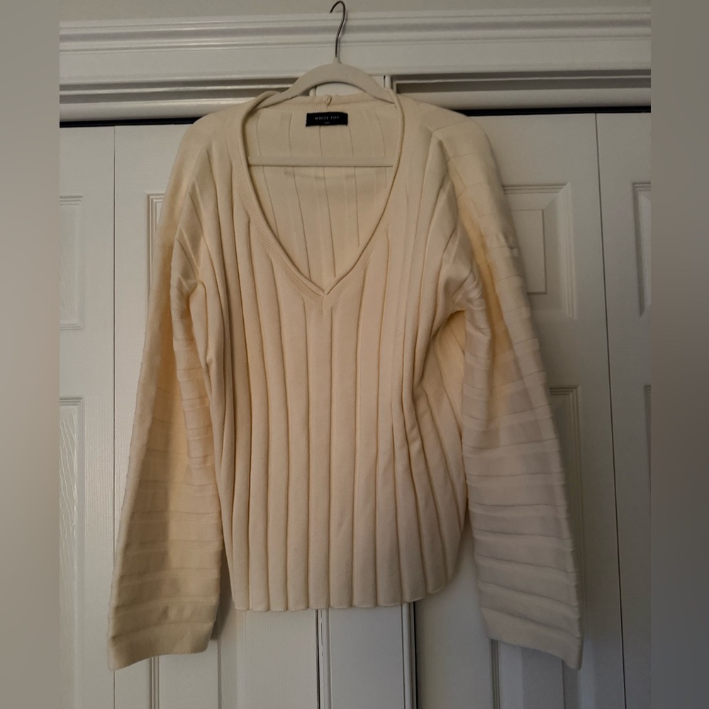 White Fox Boutique V-Neck Sweater